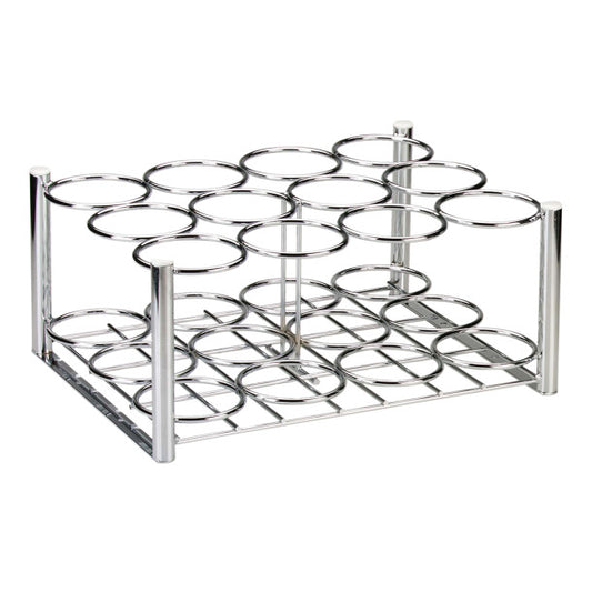 Chrome Oxygen Cylinder Rack