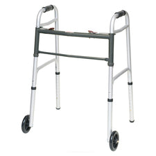 product image ProBasics Aluminum Two-Button Release Folding Junior Walker With 5" Wheels