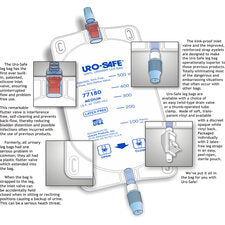 product image Disposable Vinyl Urinary Leg Bags