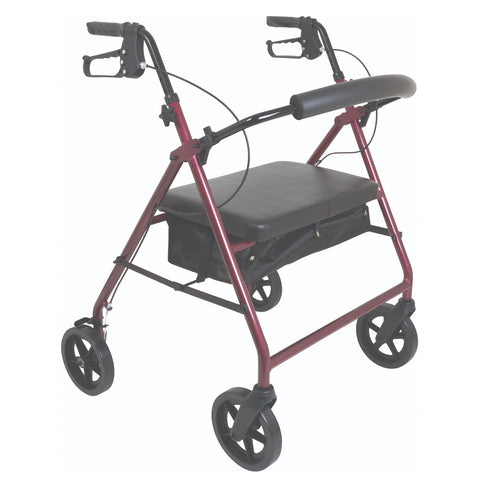Bariatric Rollator with 8-inch Wheels