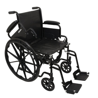 ProBasics K1 Wheelchair with Flip-Back Desk Arms, Swing-Away Footrests