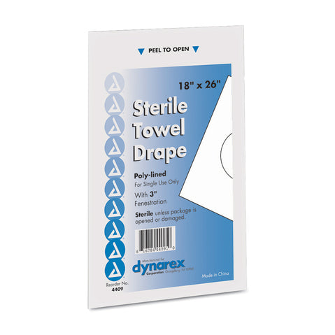 Disposable Towel Drapes (Fenestrated)