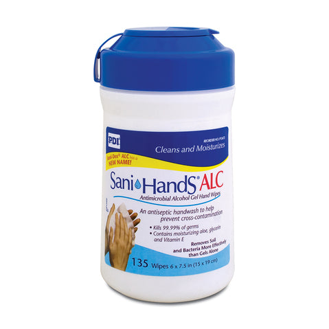 Sani-Hands ALC Antimicrobial Alcohol Gel Hand Wipes