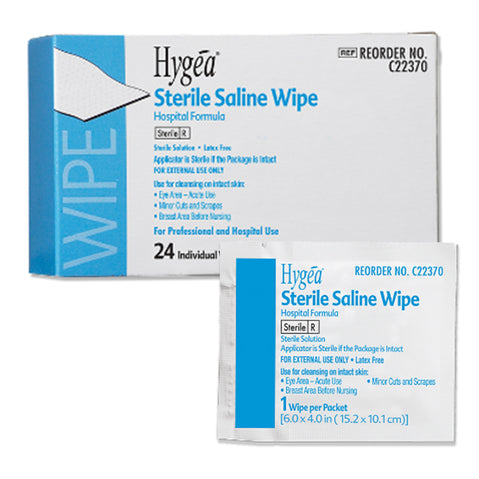Hygea® Sterile Saline Wipe