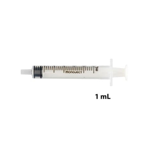 Monoject Standard Tuberculin Syringe, 1 mL Syringe Regular Tip