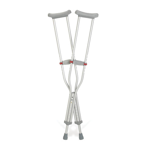 Red-Dot Aluminum Crutches