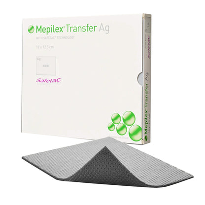 Mepilex Transfer Ag Antimicrobial Foam Dressing