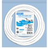 White-Rubber Drainage Tubing