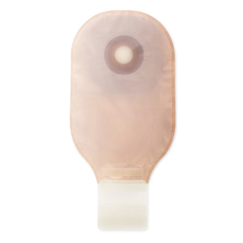 One-Piece Drainable Ostomy Pouch – Flat Flextend Barrier, Lock 'n Roll Microseal Closure, Tape