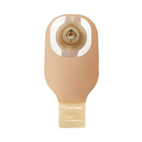 One-Piece Drainable Ostomy Pouch – Soft Convex CeraPlus Barrier, Lock 'n Roll Microseal Closure, Tape, Filter