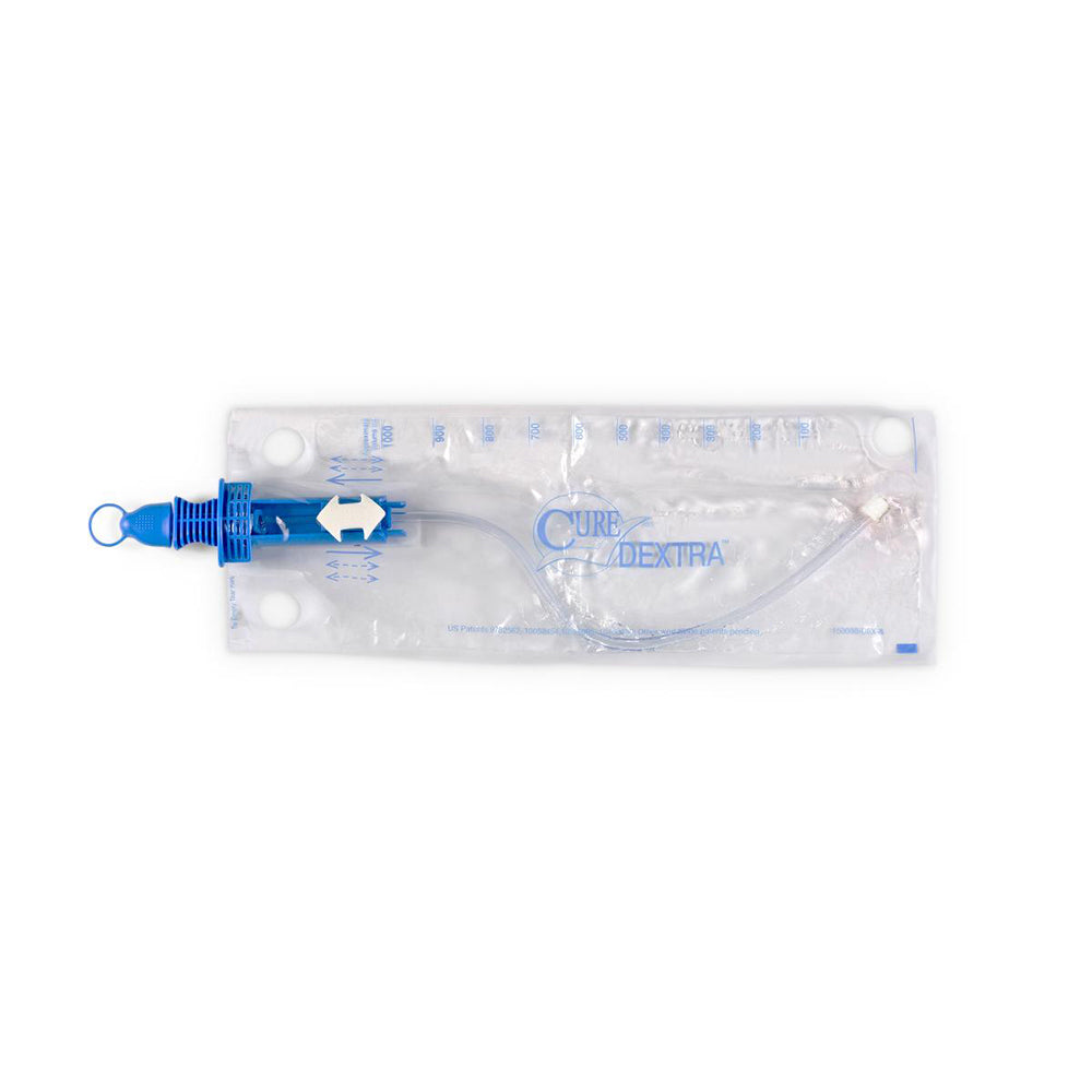 Cure Dextra™ Closed System, Straight Tip Catheter