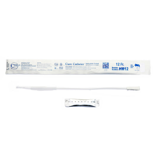 Hydrophilic Cure Catheter® - Male, 16” Straight or Coude Tip