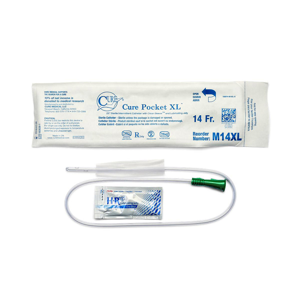 Pocket Catheter - Male / 25” Extra Long Straight Tip