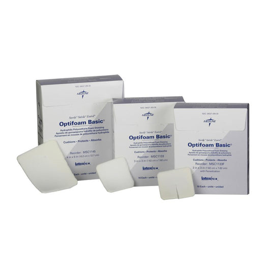 Optifoam Basic Hydrophilic Polyurethane Foam Dressings