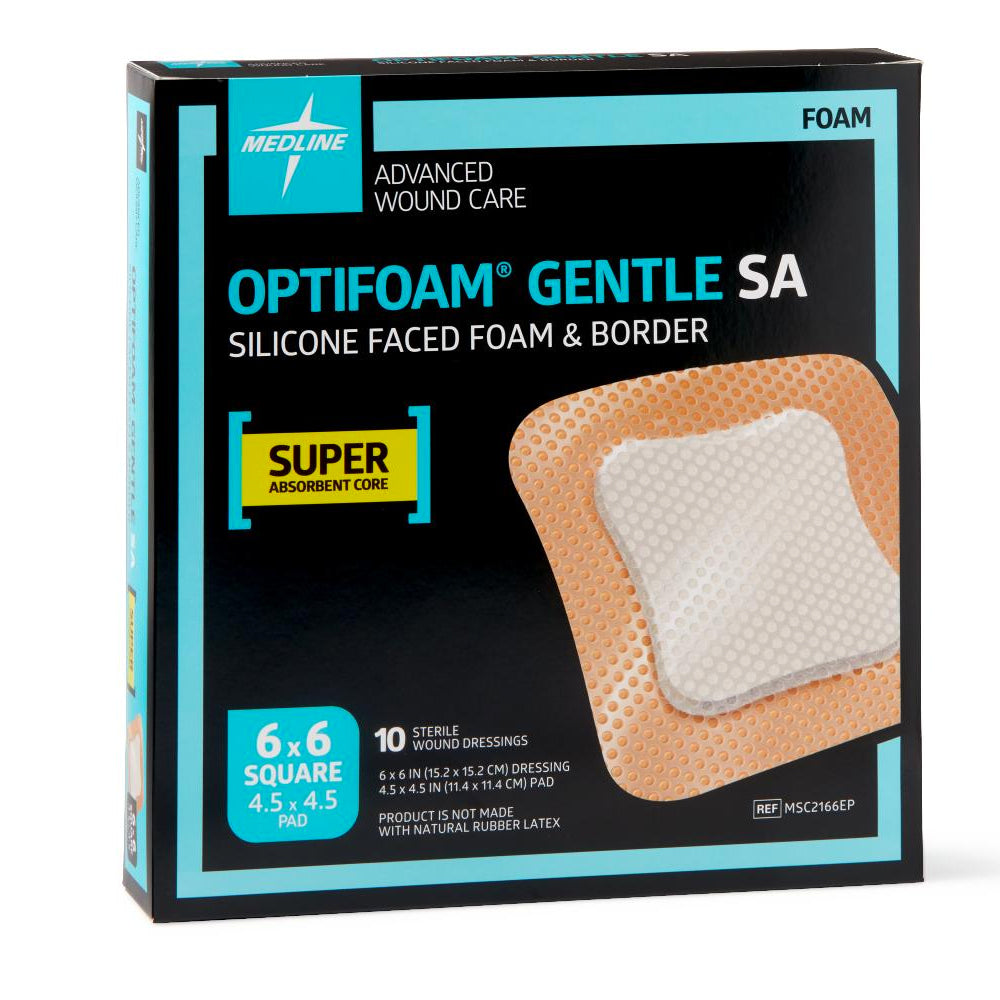 Optifoam Gentle SA Silicone-Faced Foam Dressings