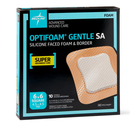 Optifoam Gentle SA Silicone-Faced Foam Dressings