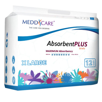 Meddcare Absorbent Plus Overnight Brief