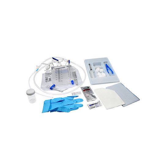 Pre-Connected Foley Catheter Tray with 2600 ml Drainage Bag