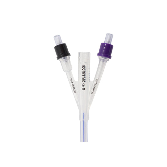 TruCath® Duo 100% Silicone Dual-Balloon Catheter