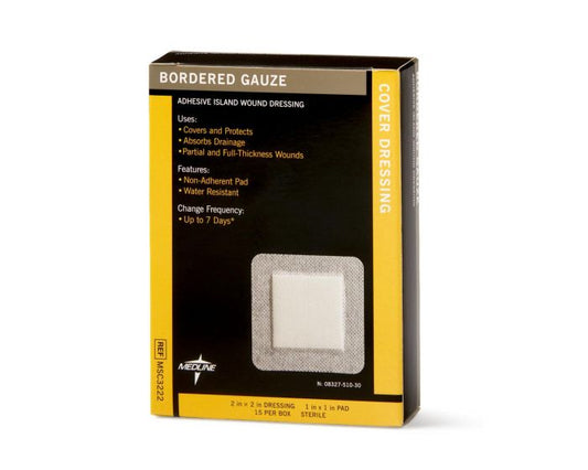 Border Gauze Adhesive Island Wound Dressing
