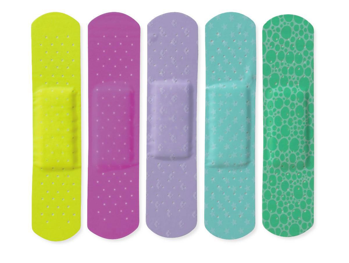 CURAD Neon Adherent Bandages