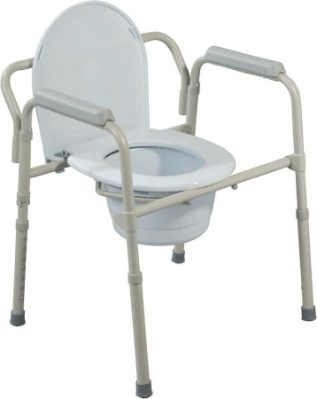 Drive Commode, Folding, with Deep Seat, 4/cs