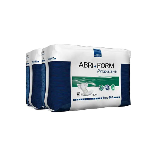 Abri-Form Premium M0 Unisex Adult Disposable Diaper with tabs, Moderate Absorbency