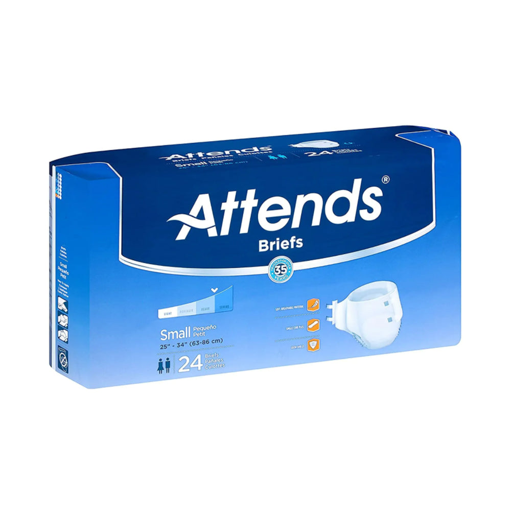 Attends Breathable Adult Diapers with Tabs, Severe