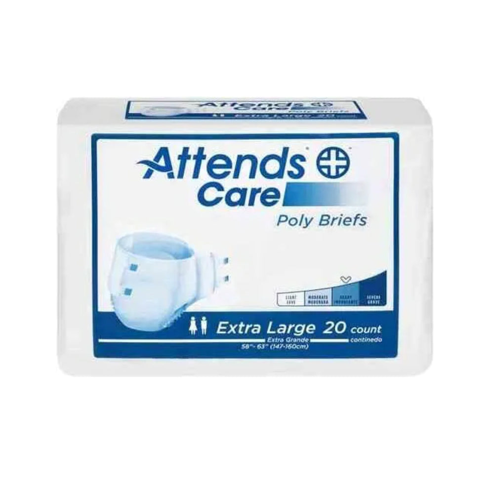 Attends Care Poly Adult Diapers, Heavy