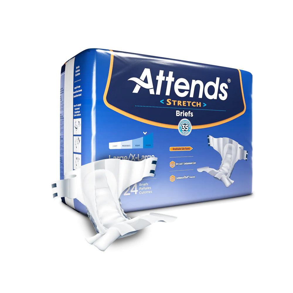 Attends Stretch Adult Diaper with Tabs