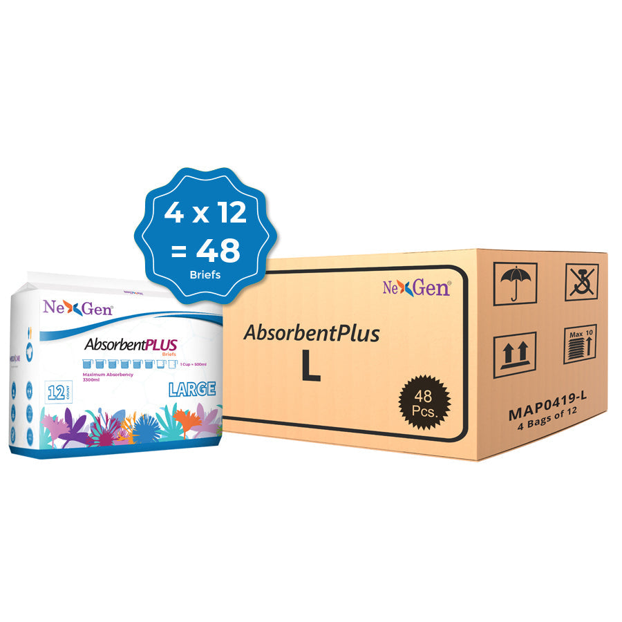 Absorbent Plus Overnight Brief