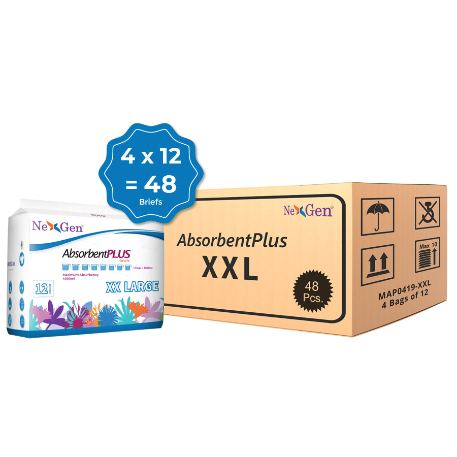 Absorbent Plus Overnight Brief