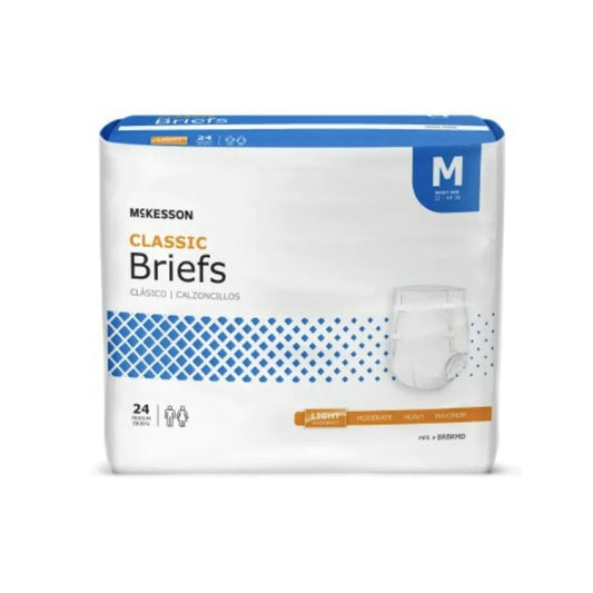 McKesson Classic Adult Diapers with Tabs, Light