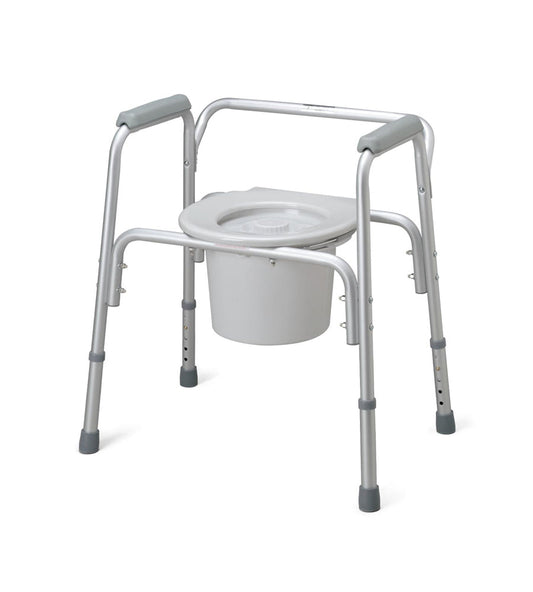 Medline Aluminum Bedside Commode