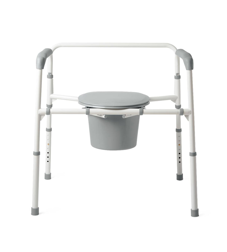 Medline Extra-Wide Steel Bariatric Commode