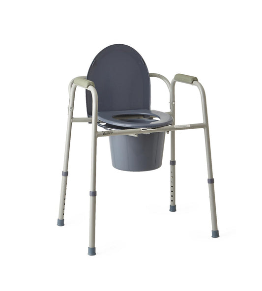 Medline Steel Bedside Commode