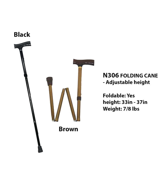 N306 Folding Cane