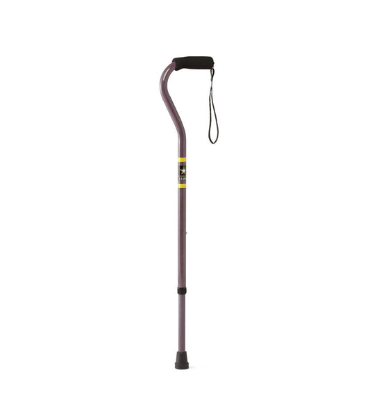 Offset Cane, Black with Army Logo