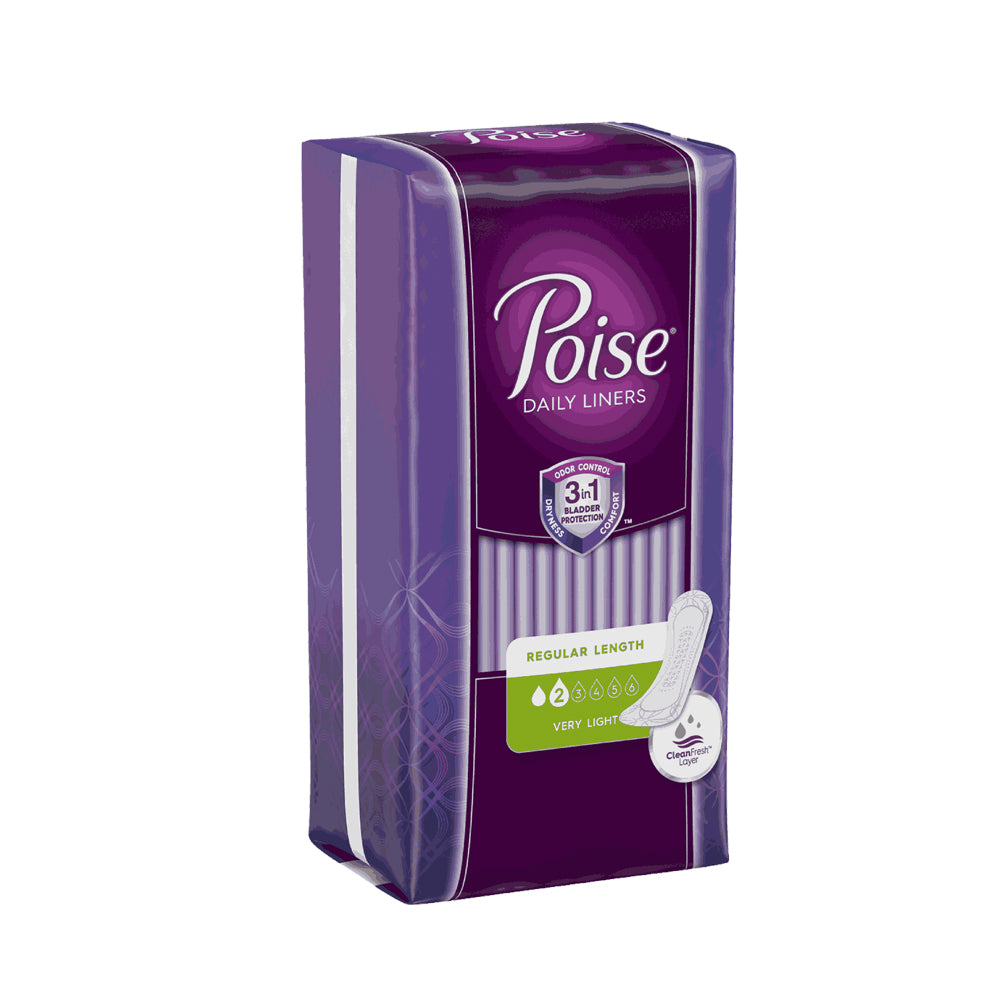 Poise Pant Liners Very Light Regular Length