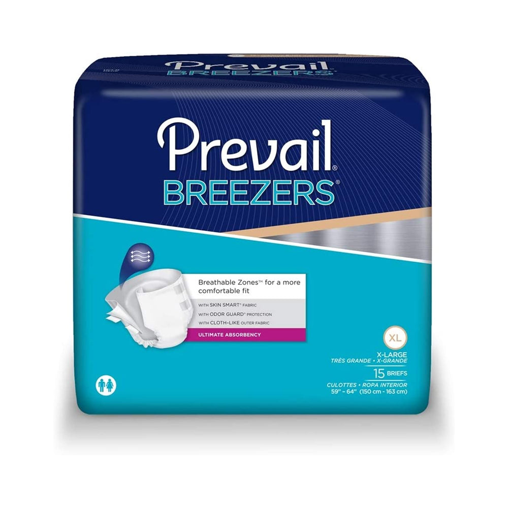 Prevail Breezers Ultimate Absorbency Adult Briefs