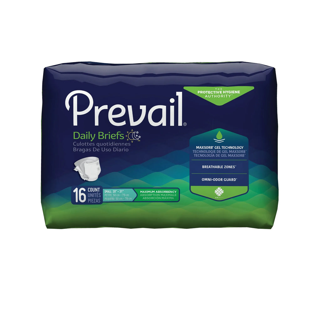 Prevail Daily Adult Diapers with Tabs, Maximum