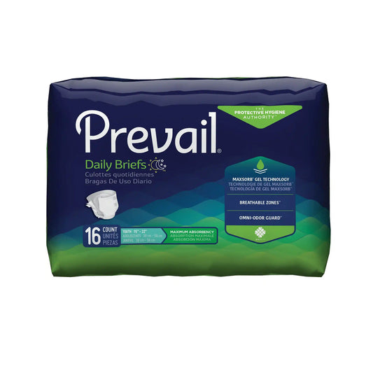 Prevail Daily Adult Diapers with Tabs, Maximum