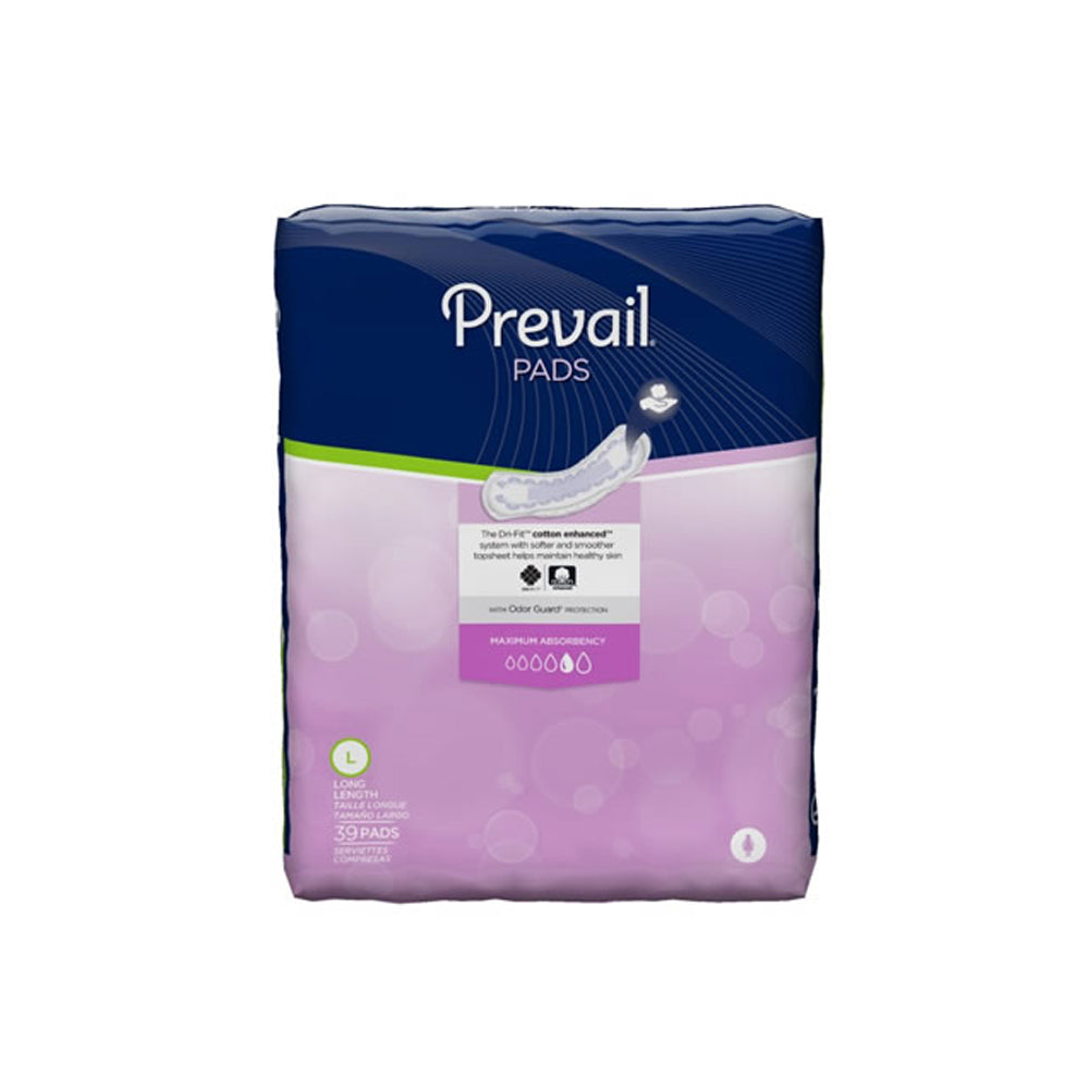 Prevail Long Bladder Control Pads Women