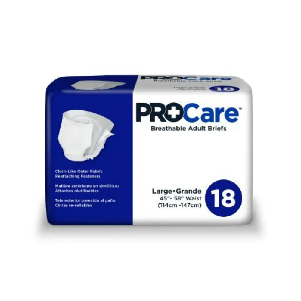 ProCare Breathable Adult Diapers with Tabs