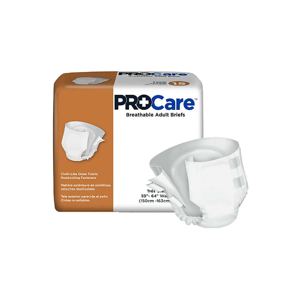 ProCare Breathable Adult Diapers with Tabs