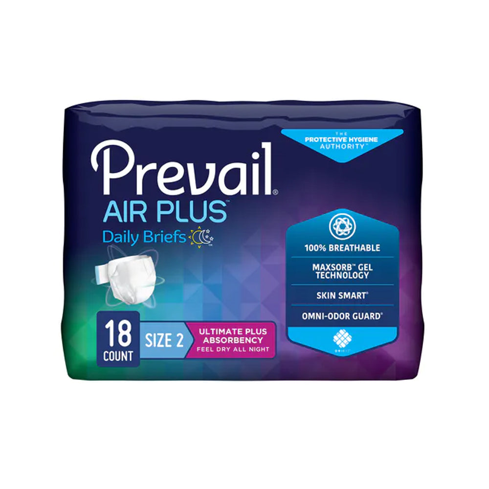 Prevail Air Plus Adult Diapers with Tabs