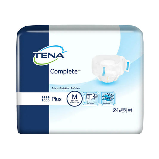 TENA Complete Incontinence Adult Diapers, Moderate Absorbency