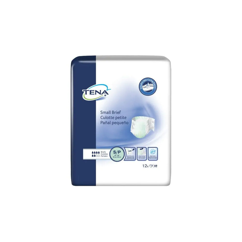 TENA Small Incontinence Adult Diapers, Moderate Absorbency