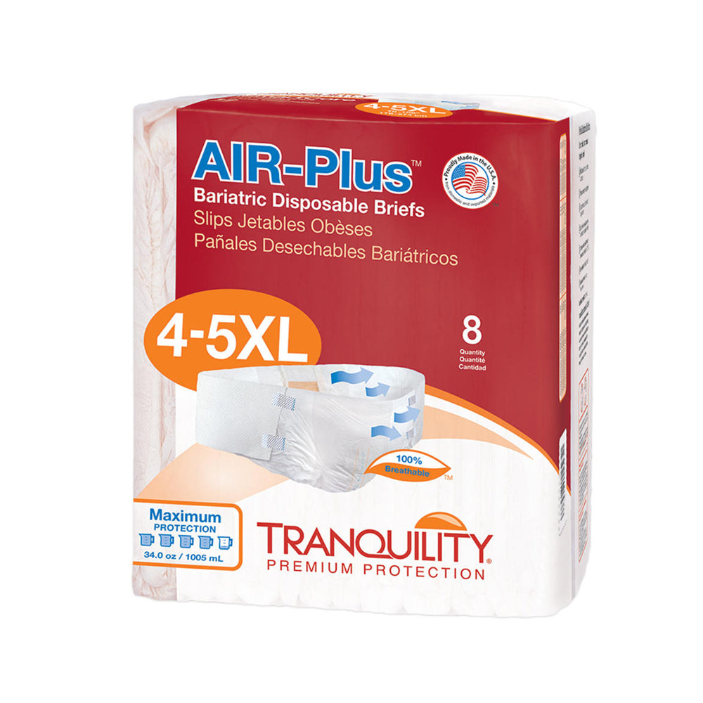 Tranquility AIR-Plus Bariatric Disposable Briefs