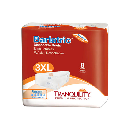 Tranquility Bariatric Disposable Adult Diapers with Tabs, Maximum